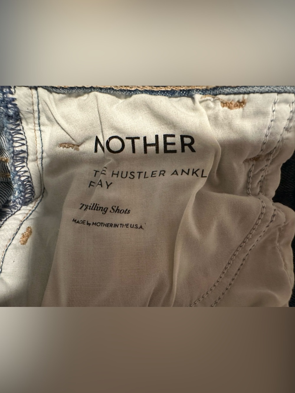 MOTHER The Hustler Ankle Fray Thrilling Shots Distressed Raw Hem Jeans - Picture 8 of 16